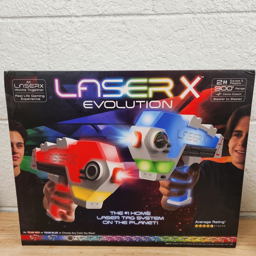 Laser X Evolution set of 2 Blaster to Blaster By NSI International New Sealed